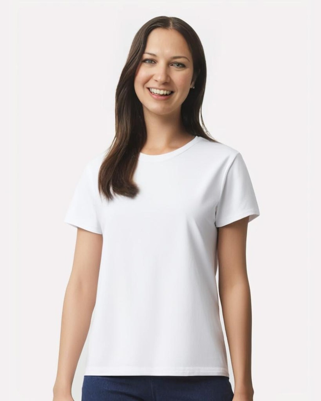 Gildan® Women’s Ultra Cotton Crewneck T-Shirt 100% Cotton for Crafting Feminine Fit Tee